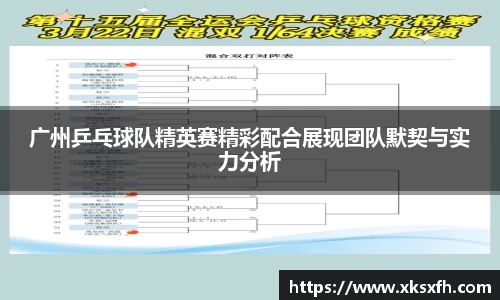 广州乒乓球队精英赛精彩配合展现团队默契与实力分析